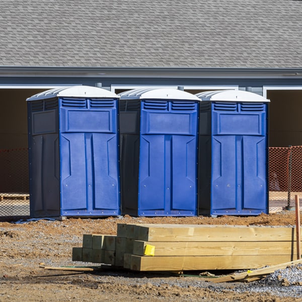 what is the maximum capacity for a single portable toilet in Delavan IL